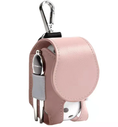 Leather Golf Ball Bag