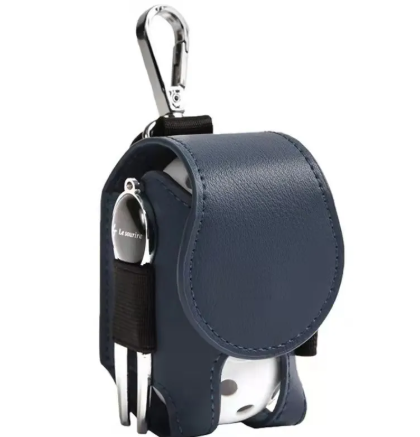 Leather Golf Ball Bag