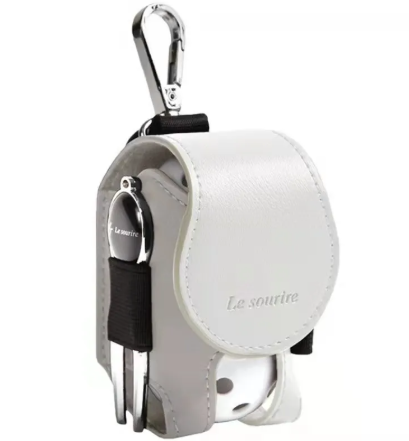 Leather Golf Ball Bag